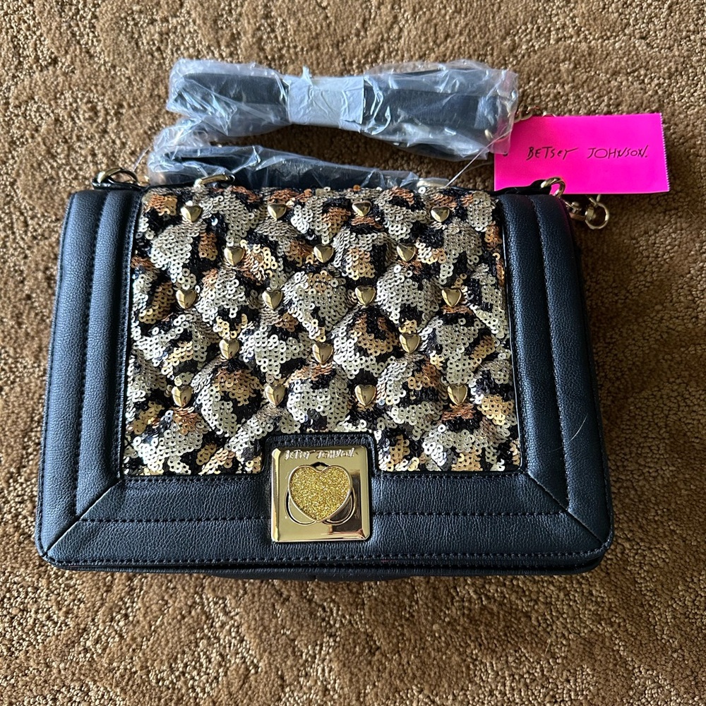 Betsey Johnson Leopard Purse